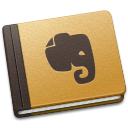 Evernote Brown Icon 128x128 png